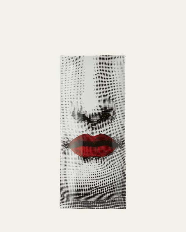 Tema e Variazioni n.397 Red Lips Rectangular Tray